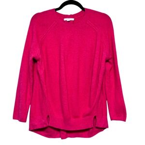 Duffy Pink 100% Cashmere Sweater Size S Cozy Luxe Minimalist‎ Soft Girl Classic